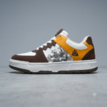 Syroxx Edge Low White Brown Mustard Sneakers - Image 5