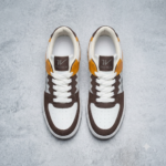 Syroxx Edge Low White Brown Mustard Sneakers - Image 10