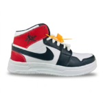 Crimson Edge Mid Black White Red Sneakers - Image 11