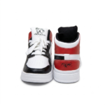 Crimson Edge Mid Black White Red Sneakers - Image 6