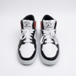 Crimson Edge Mid Black White Red Sneakers - Image 7