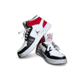 Crimson Edge Mid Black White Red Sneakers - Image 8