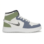 Apex Edge Mid White Grey Olive Sneakers - Image 9