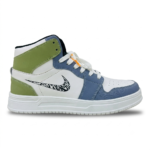 Apex Edge Mid White Grey Olive Sneakers