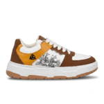 Syroxx Drift Low White Coffee Brown Mustard Sneakers - Image 2