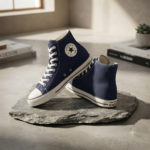 Syroxx Classic Black High-Top Sneakers - Image 4