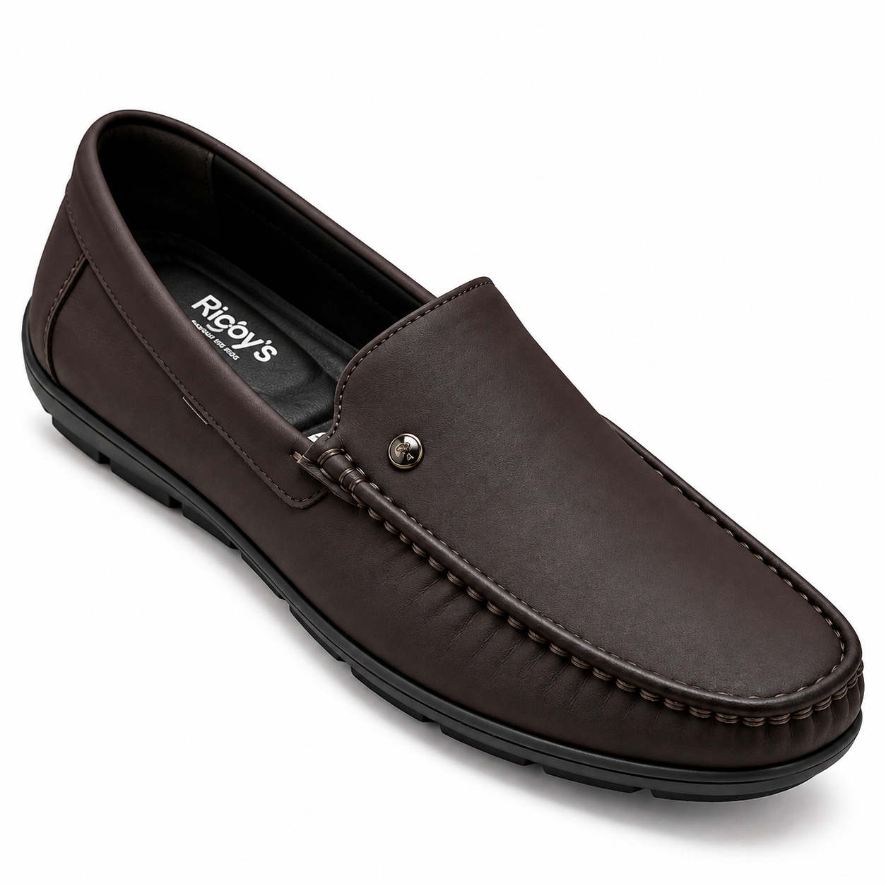 ChatGPT Image Sep 4, 2026, 03_17_28 PM SYROXX Classic Brown Premium Casual Loafers - Image 1
